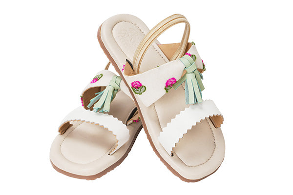 Floral Tasseled Sliders