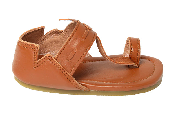 Tan kolhapuris Booties