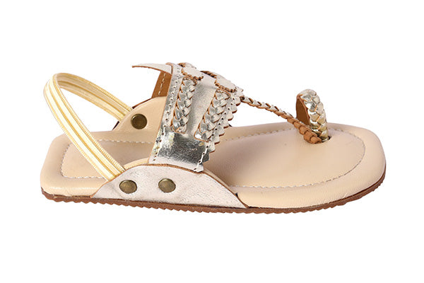 Classic Gold Kolhapuris