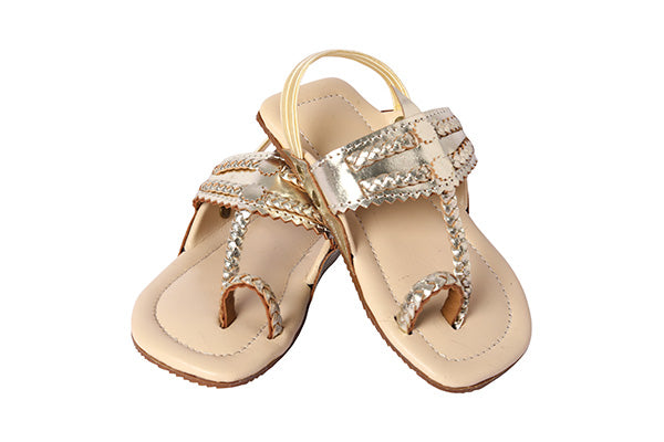 Classic Gold Kolhapuris