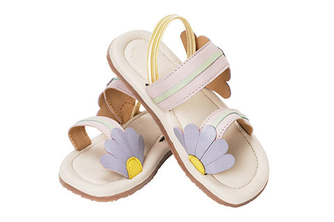 Purple and Pink Daisy Sandals